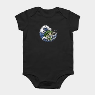 The Great Bass fishing hunter Baby Bodysuit